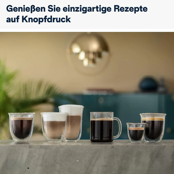 De'Longhi PrimaDonna + 3 FREEBIES! (1 kg Kaffee – Set mit 5 Tassen – Entkalker) - Afbeelding 7