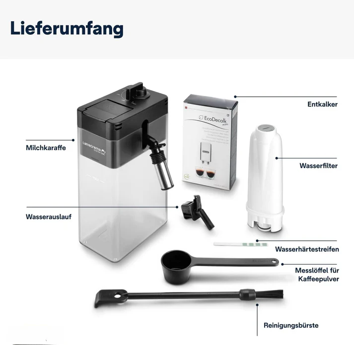 De'Longhi PrimaDonna + 3 FREEBIES! (1 kg Kaffee – Set mit 5 Tassen – Entkalker) - Afbeelding 4