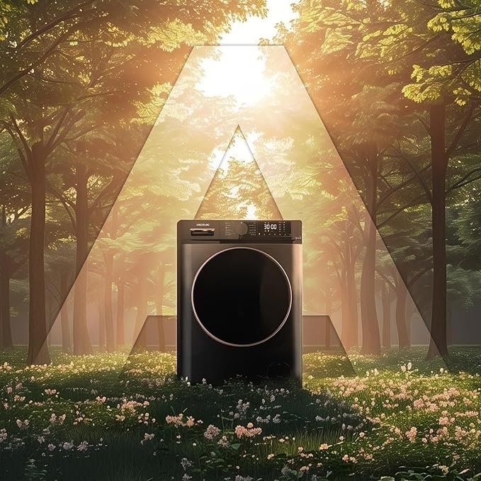 Frontlader-Waschmaschine 10 kg Bolero Dresscode 10610 Inverter Steel A, 2000 W, Inverter Plus Motor - Afbeelding 5