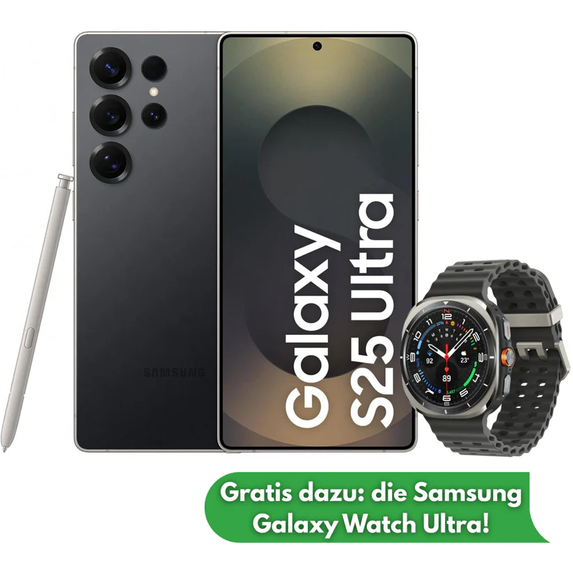 Samsung Galaxy S25 Ultra AI – Gereviseerd – 256 GB + GRATIS: Galaxy Watch Ultra